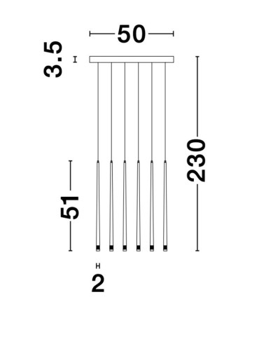 Nova Luce - Giono Ø50 LED 9601012 подвесная лампа | TavaGaisma.lv/ru