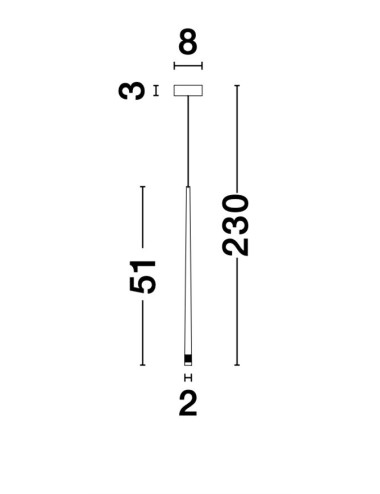 Nova Luce - Giono Ø2 LED 9601001 подвесная лампа | TavaGaisma.lv/ru