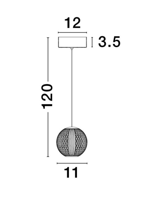 Ripplamp Brillante Ø12 LED