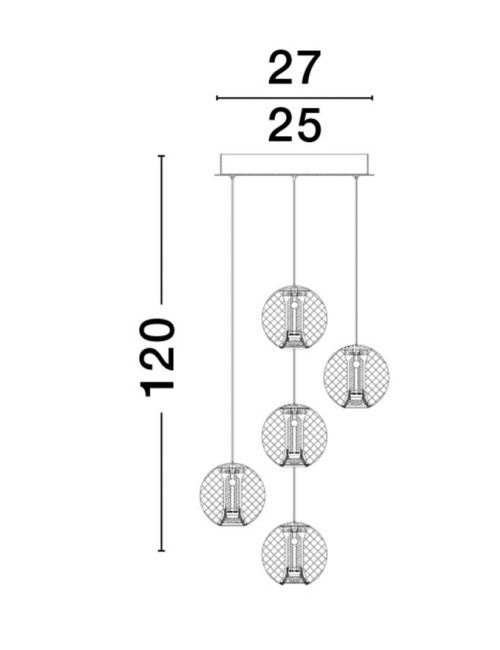 Pendelleuchte Brillante Ø27 LED