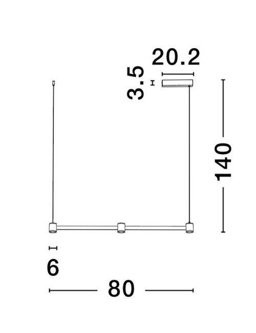 Pendant lamp Puize LED