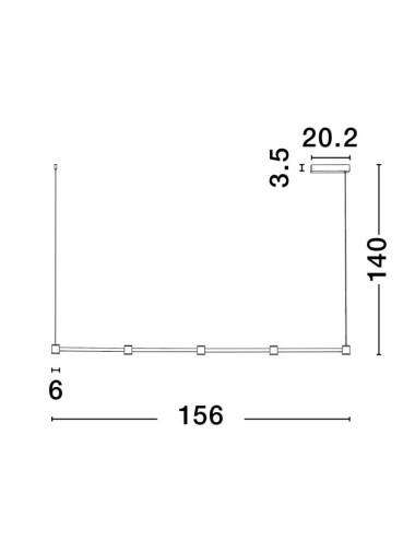 Nova Luce - Puize LED 9002052 piekaramā lampa | TavaGaisma.lv