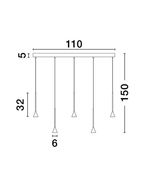 Pendant lamp Net LED