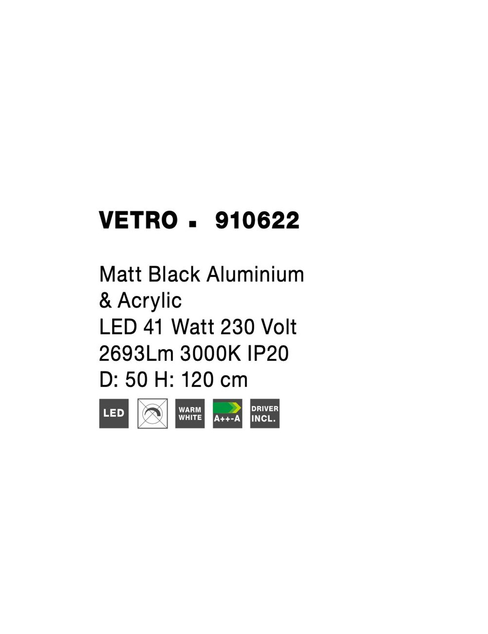 Pendelleuchte Vetro Ø50 LED