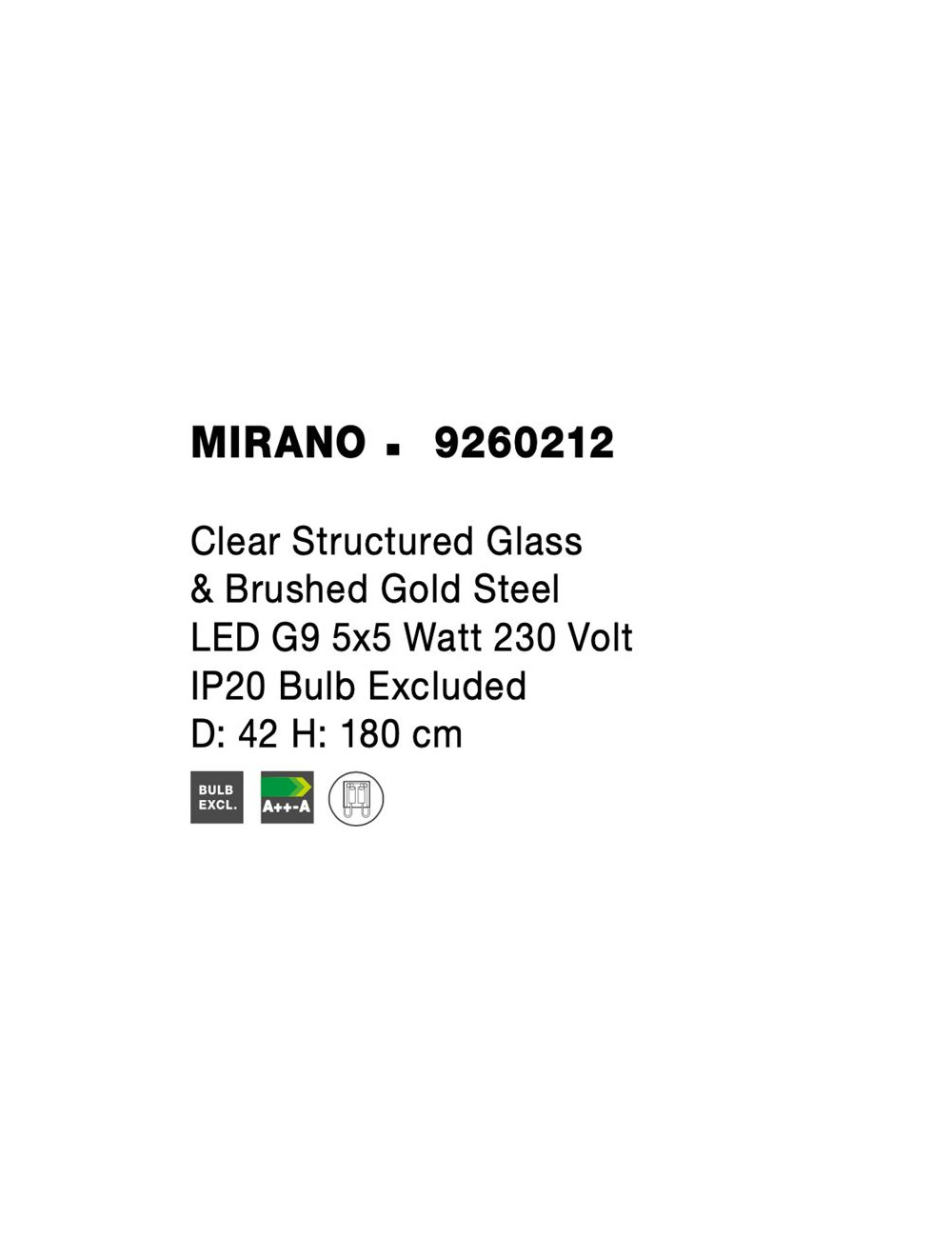 Ripplamp Mirano Ø42