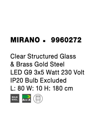 Nova Luce - Mirano 9960272 piekaramā lampa | TavaGaisma.lv