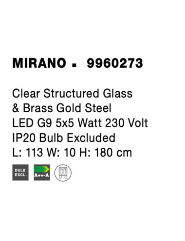 Pendant lamp Mirano 9960273 | Nova Luce | TavaGaisma.lv/en