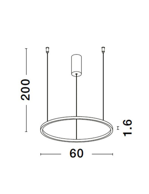 Подвесная лампа Tarquin Ø60 LED
