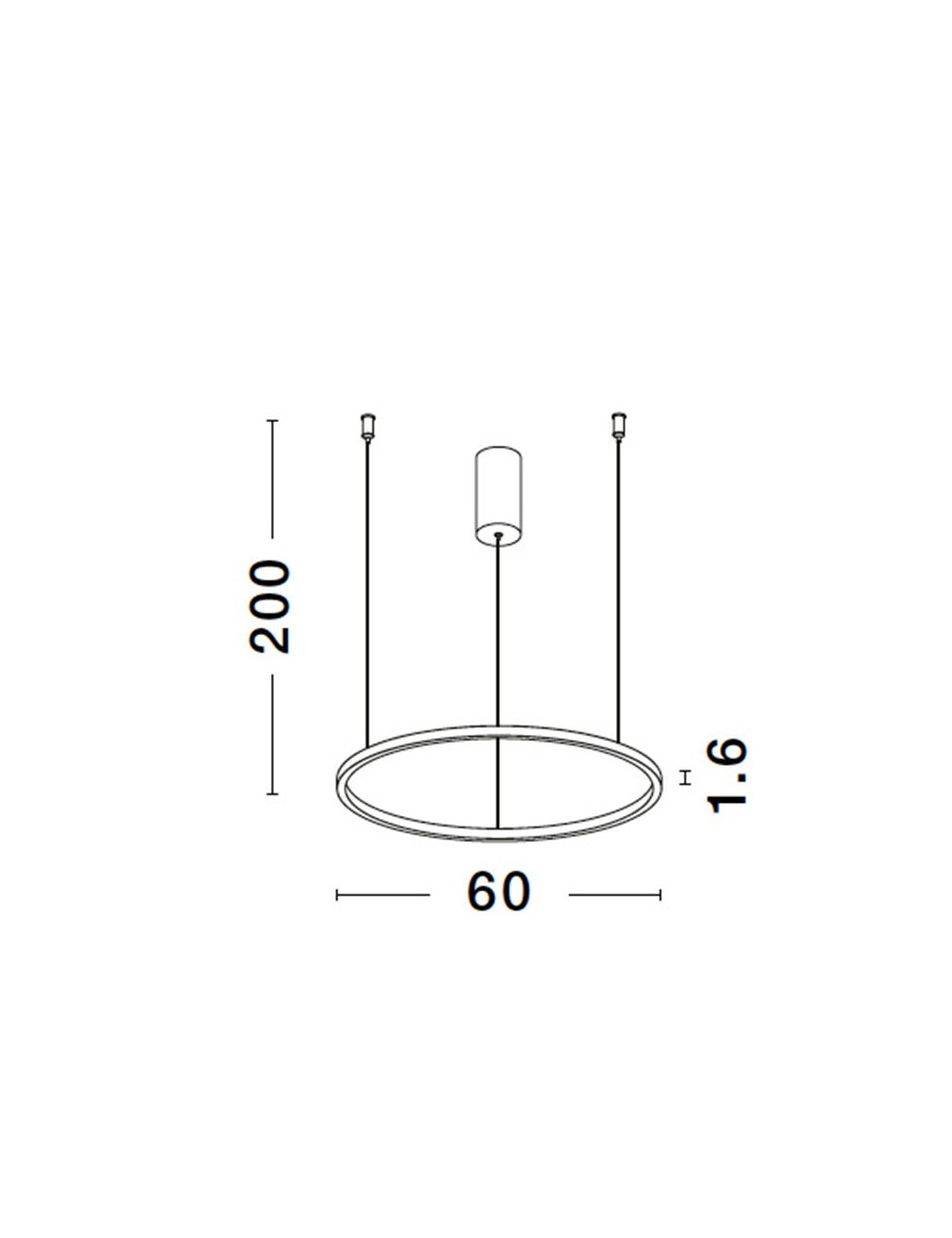 Ripplamp Tarquin Ø60 LED