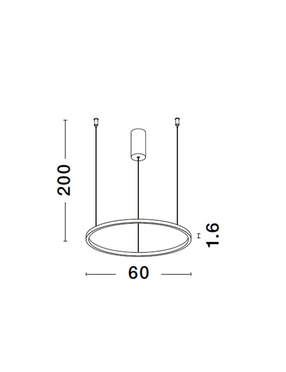 Pendelleuchte Tarquin Ø60 LED