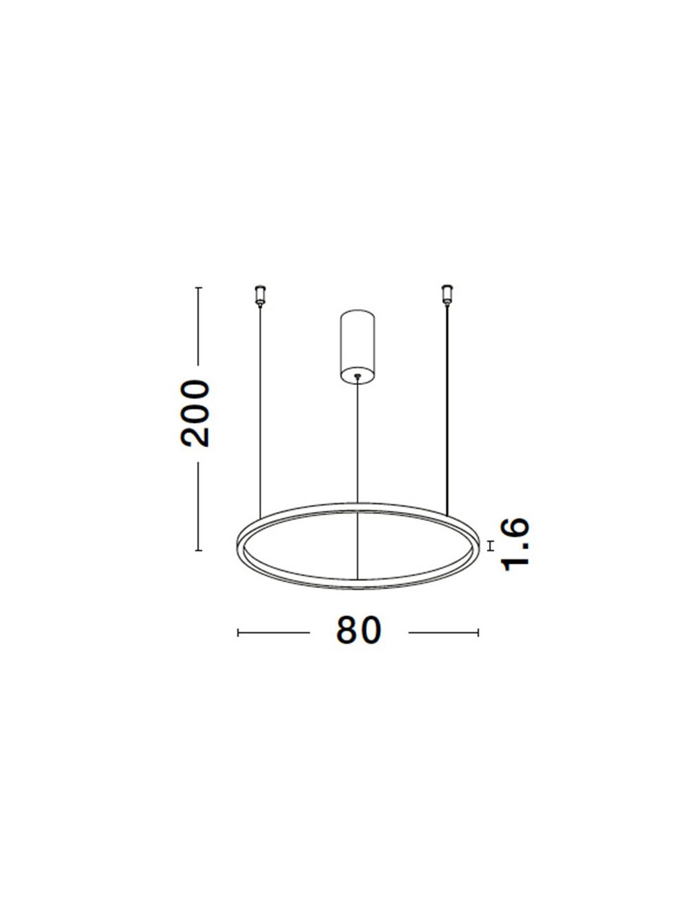 Pendelleuchte Tarquin Ø80 LED