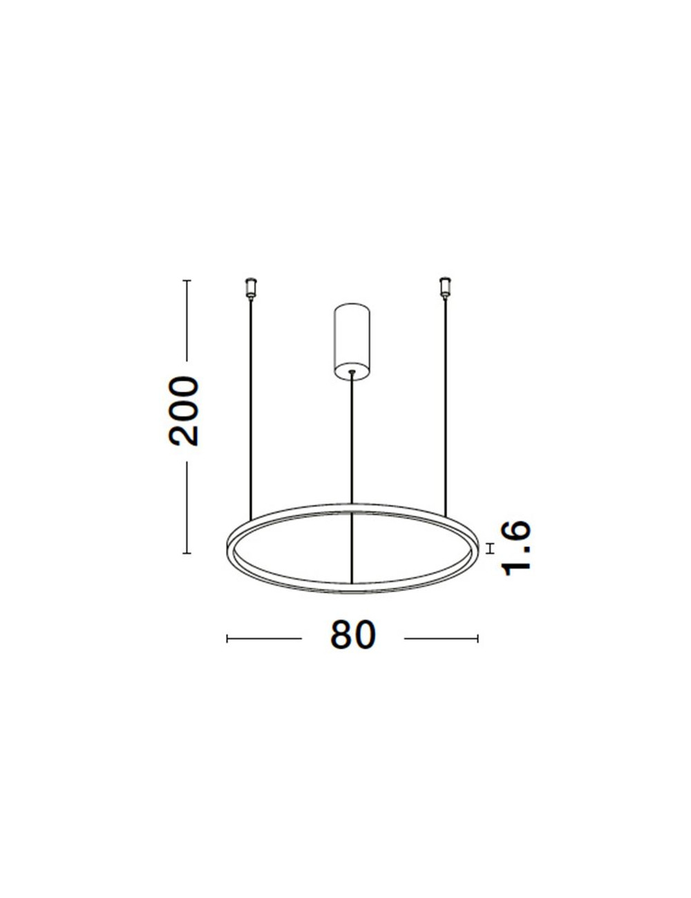 Pendelleuchte Tarquin Ø80 LED