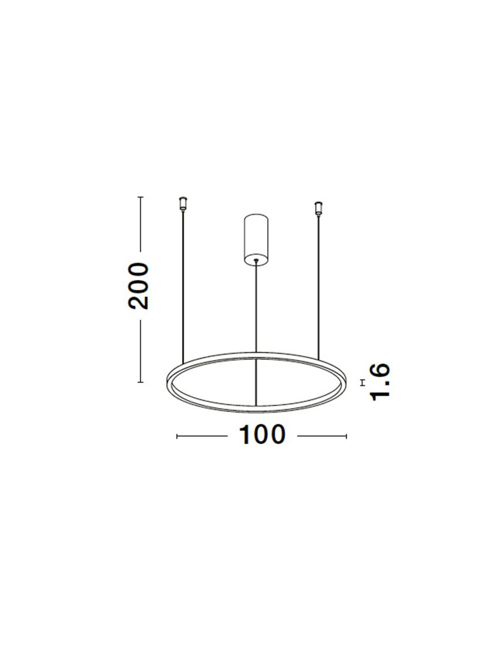 Pendelleuchte Tarquin Ø100 LED
