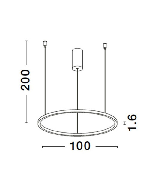 Pendelleuchte Tarquin Ø100 LED