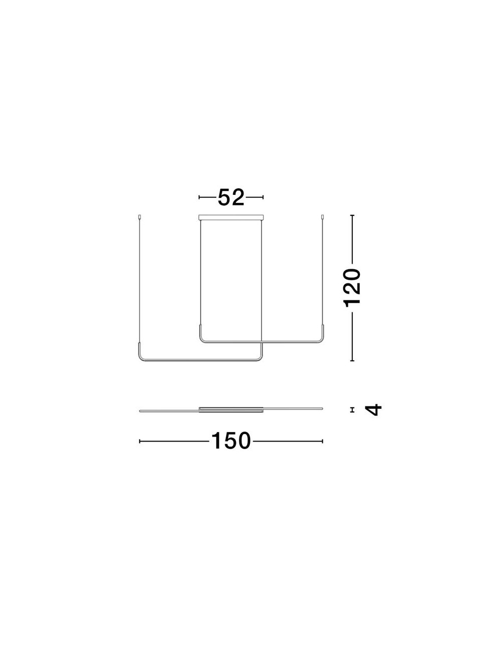 Pendelleuchte Strita LED