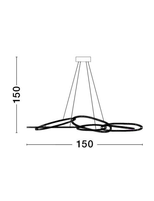 Pendelleuchte Nudos LED
