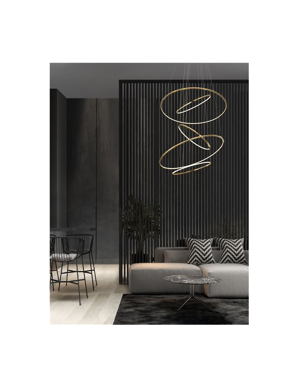 Pendant lamp Nudos Ø120 LED