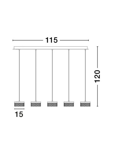 Ripplamp Bion LED 9186943 | Nova Luce | TavaGaisma.lv/et