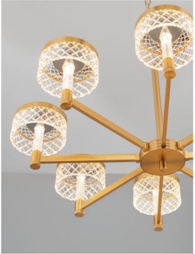 Kronleuchter Bion Ø80,7 LED