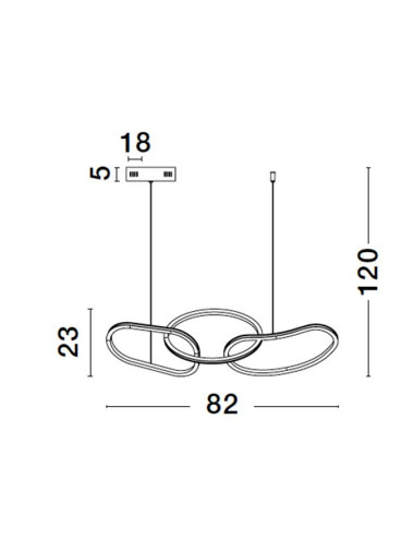 Pendant lamp Girish LED 9248110 | Nova Luce | TavaGaisma.lv/en