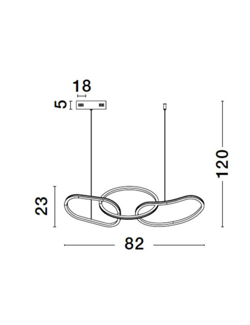 Pendant lamp Girish LED