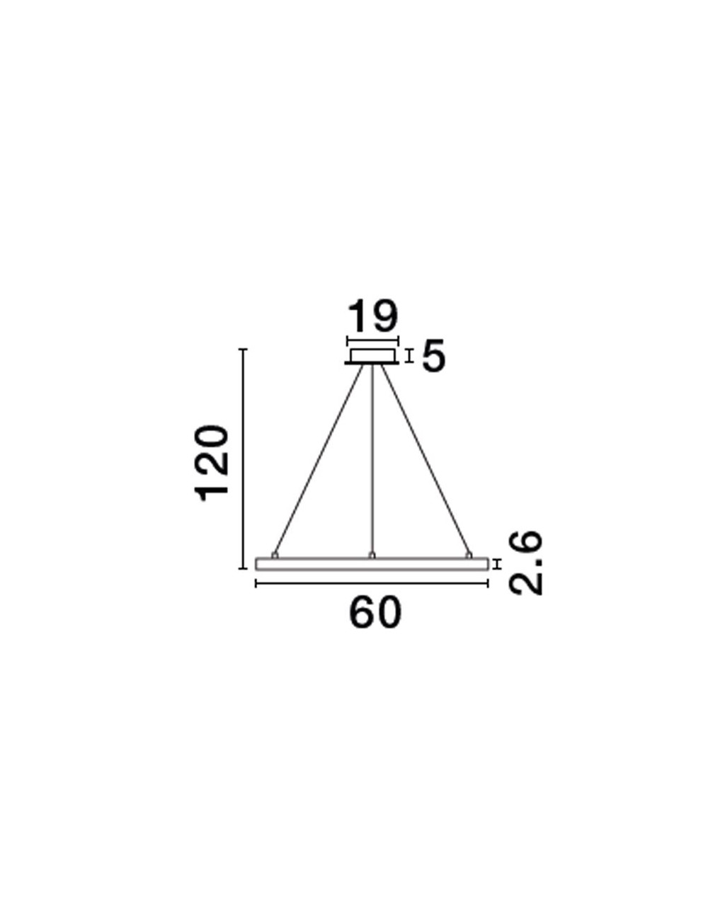 Pendelleuchte Empatia Ø60 LED
