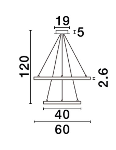 Ripplamp Empatia Ø60 LED