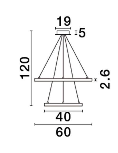 Подвесная лампа Empatia Ø60 LED