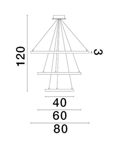 Pendelleuchte Empatia Ø80 LED