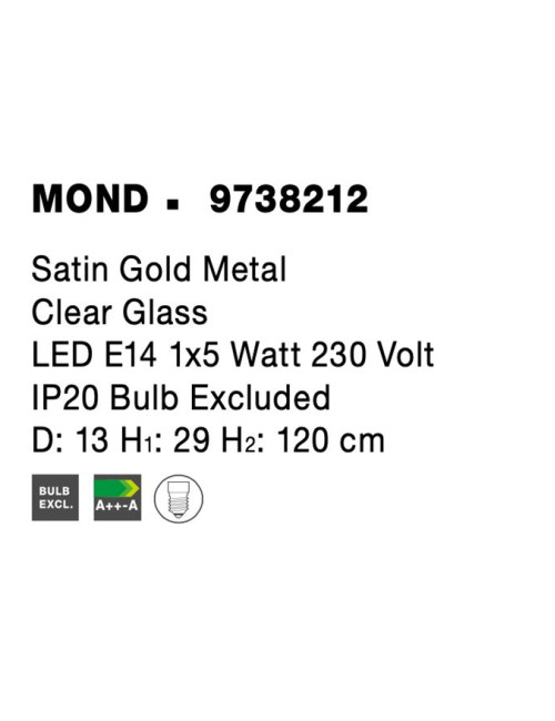 Подвесная лампа Mond Ø13