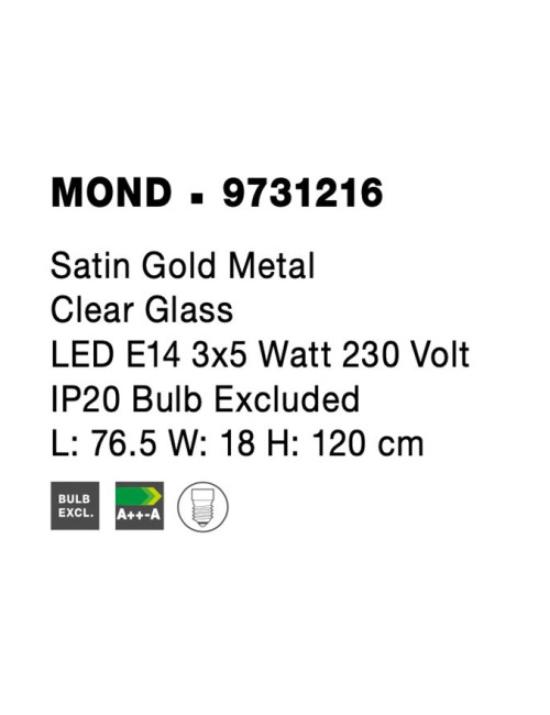 Pendant lamp Mond