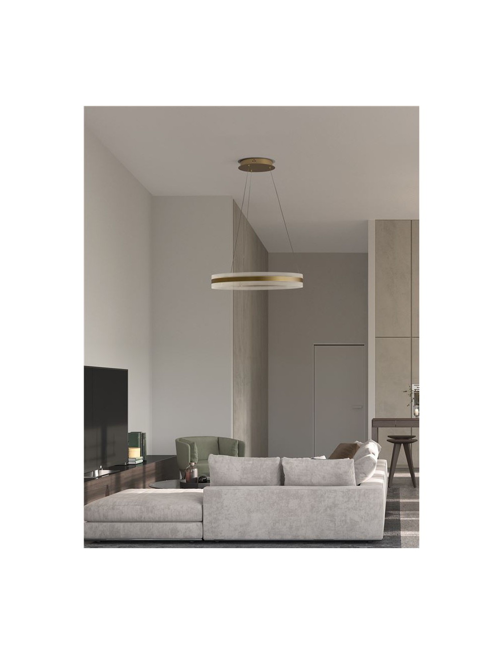 Kronleuchter Agos Ø60 LED