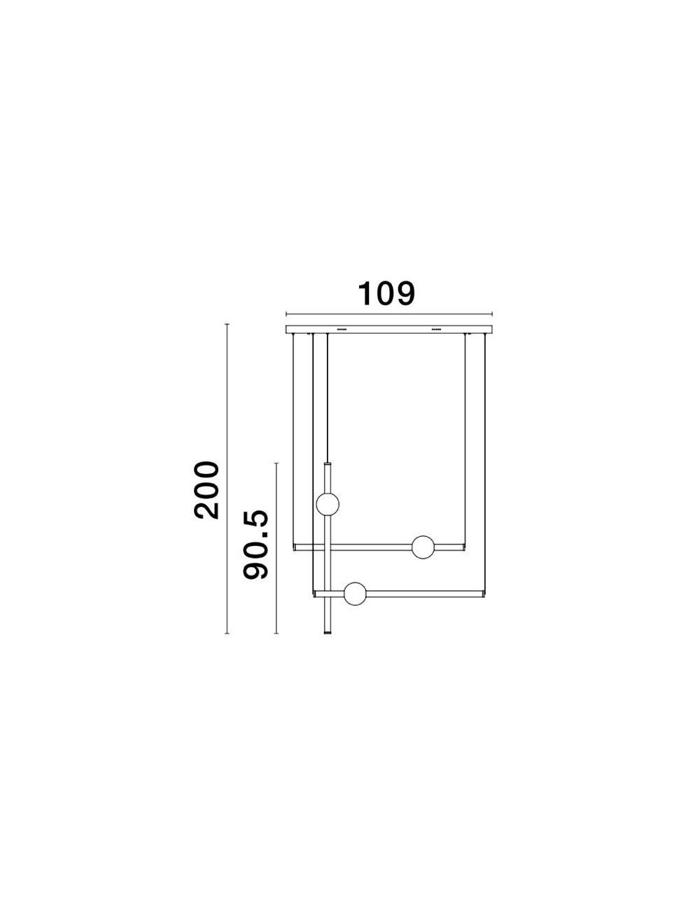 Pendant lamp Neutron LED