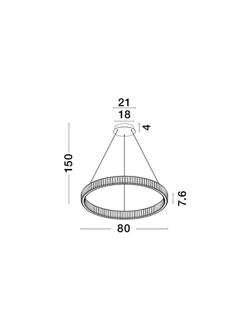Liustra Aurelia Ø80 LED