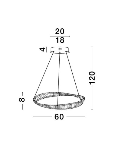 Liustra Aurelia Ø60 LED