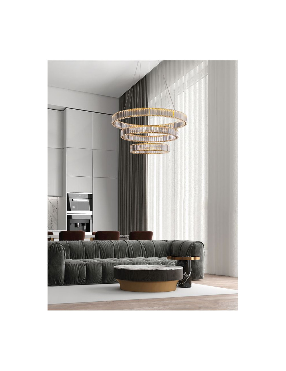 Kronleuchter Aurelia Ø80 LED