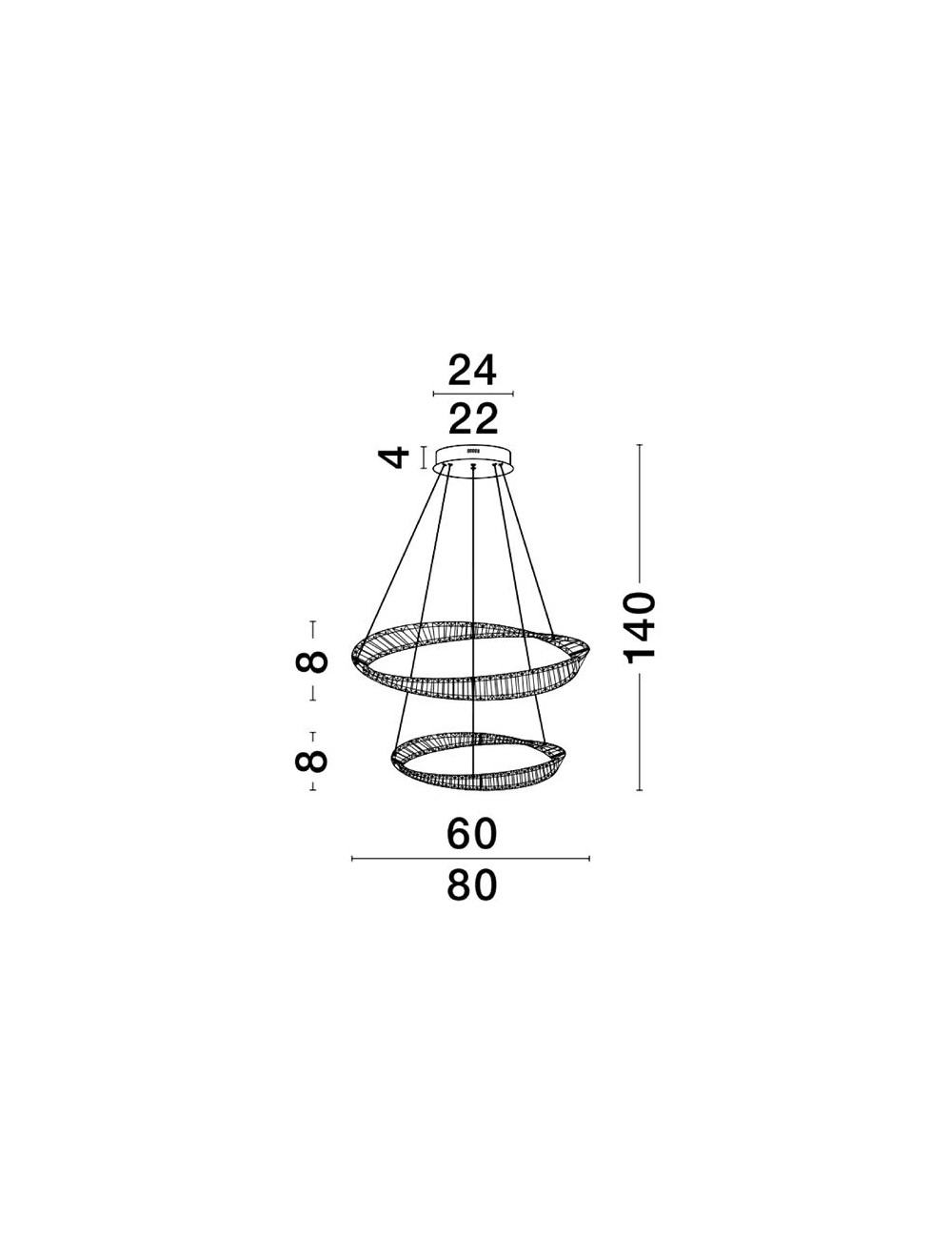 Liustra Aurelia Ø80 LED