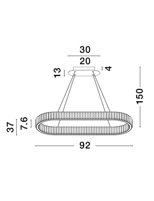 Kronleuchter Aurelia LED