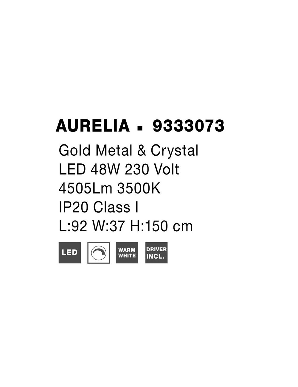 Chandelier Aurelia LED