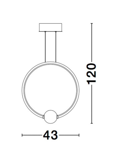 Pendant lamp Celia LED 9820604 | Nova Luce | TavaGaisma.lv/en