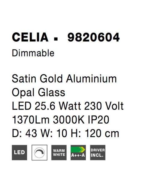 Подвесная лампа Celia LED