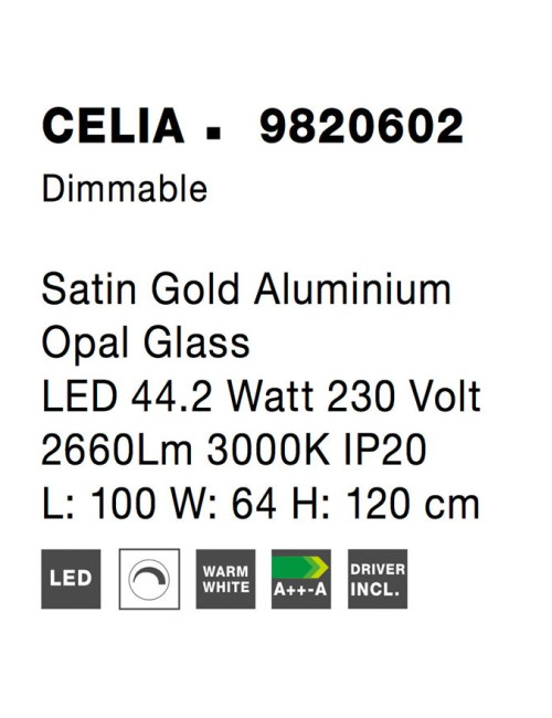 Piekaramā lampa Celia LED