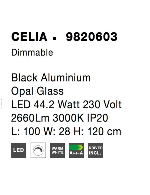 Piekaramā lampa Celia LED