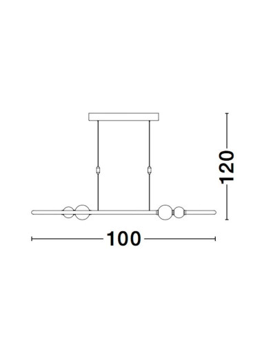 Pendant lamp Celia LED 9820603 | Nova Luce | TavaGaisma.lv/en