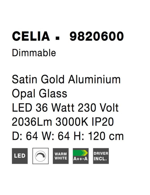 Подвесная лампа Celia Ø64 LED