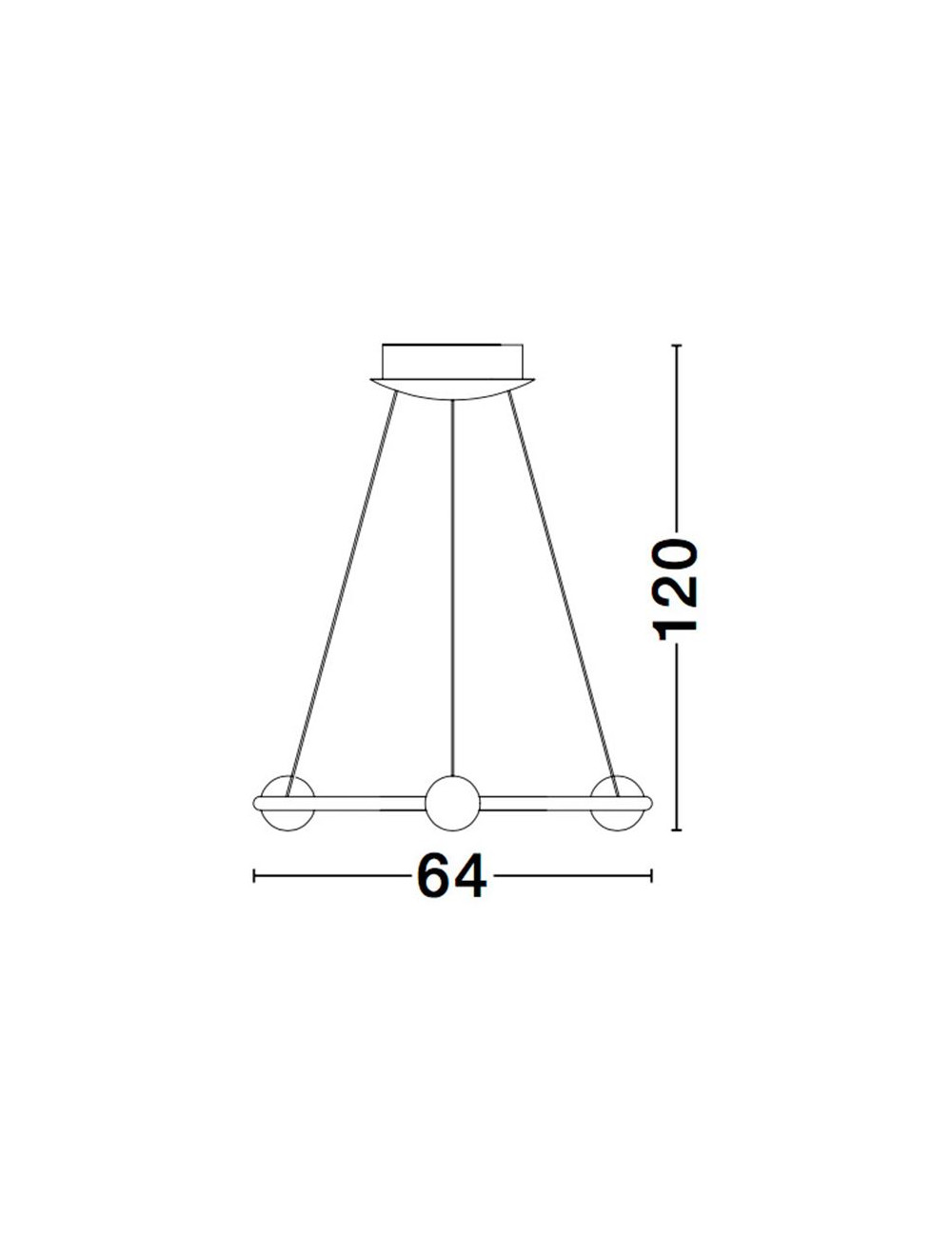 Pendant lamp Celia Ø64 LED