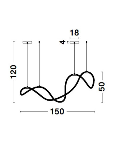 Pendant lamp Cerelia LED 9082093 | Nova Luce | TavaGaisma.lv/en