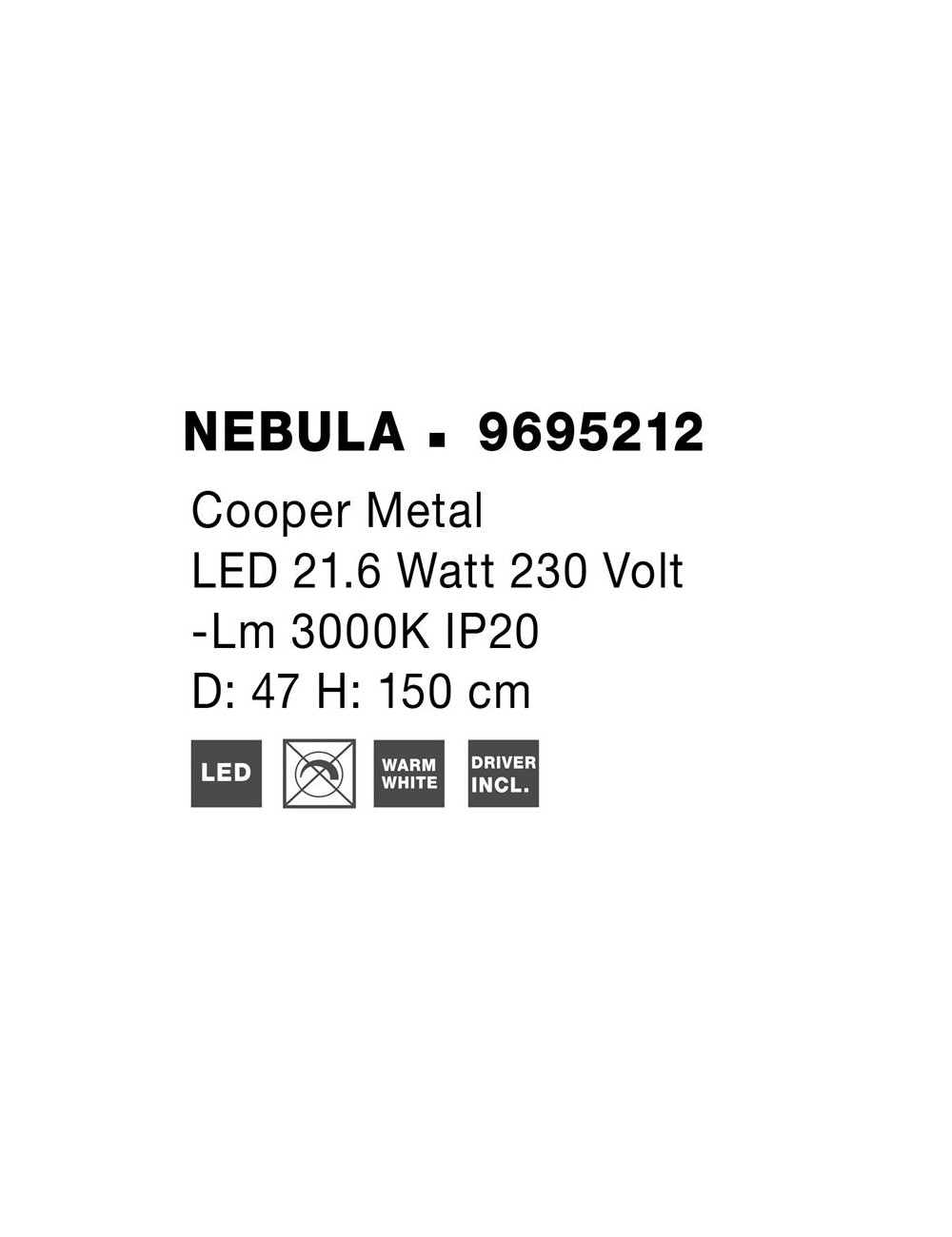 Pendelleuchte Nebula Ø47 LED