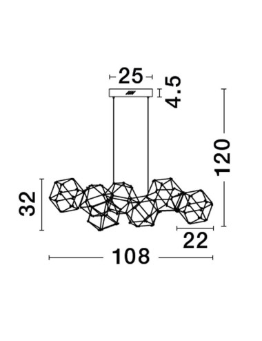 Pendelleuchte Nebula LED