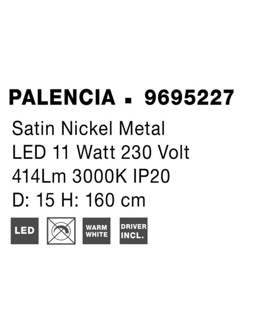 Pendelleuchte Palencia Ø15 LED